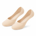 Damen Ballerina Socken Größe 39-42 aus Textil Beige niedrig geschnitten
