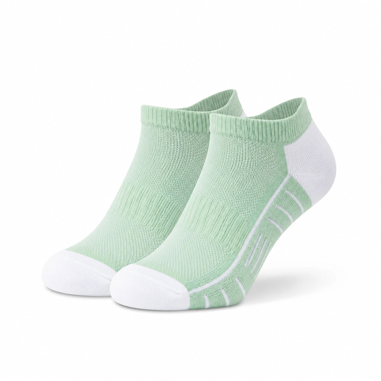 Sneakersocken Größe 39-42 gestrickt Mintweiß für Sport und Alltag
