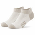 Sportsocken Größe 39-42 aus Textil in Creme - atmungsaktive Kurzsocken