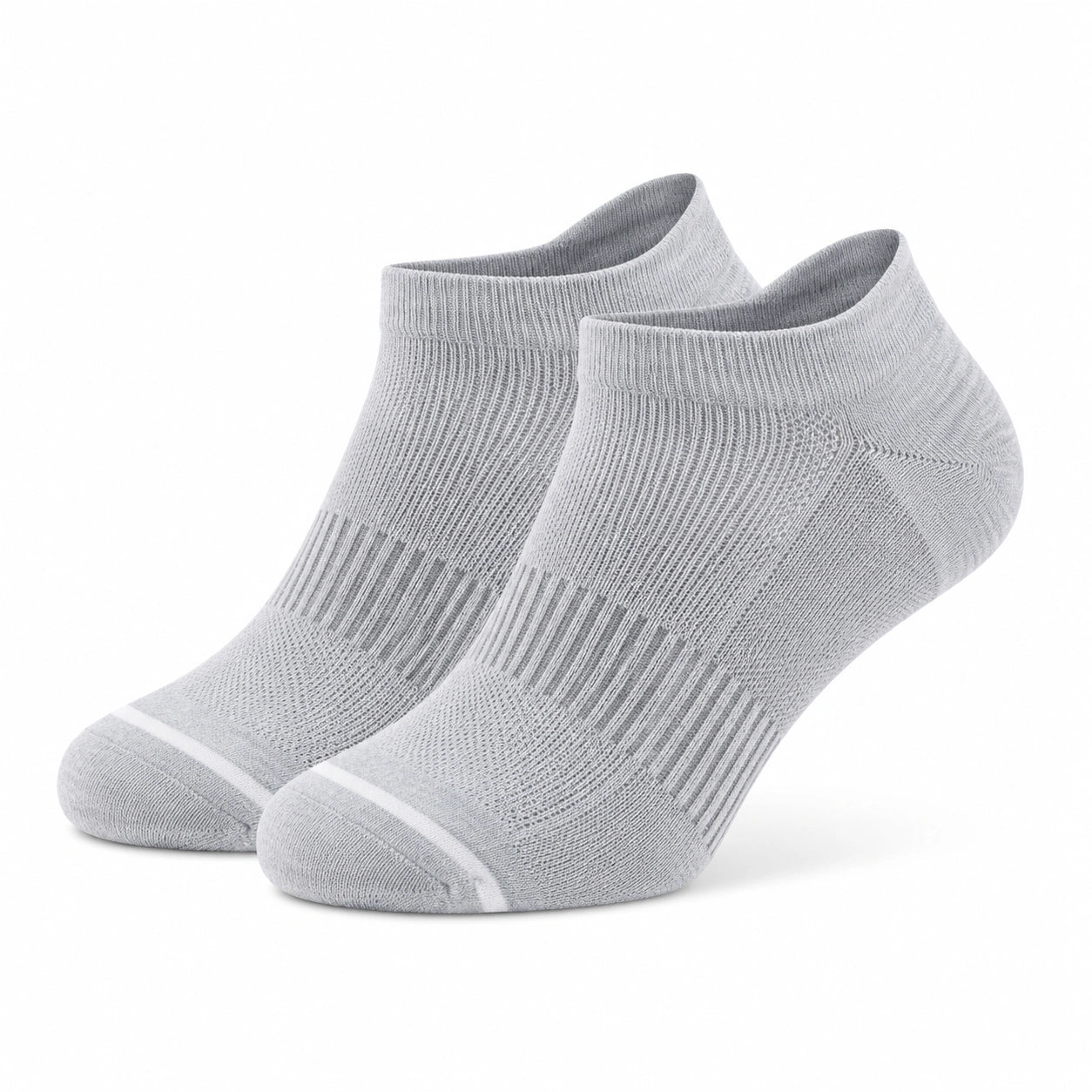 Sneakersocken 39-42 aus Stricktextil Grau für Alltag und Sport